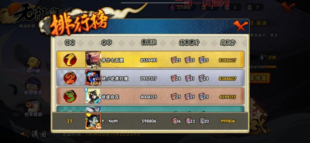 火影忍者羁绊58最新福利活动！金币、轮回石免费领取攻略