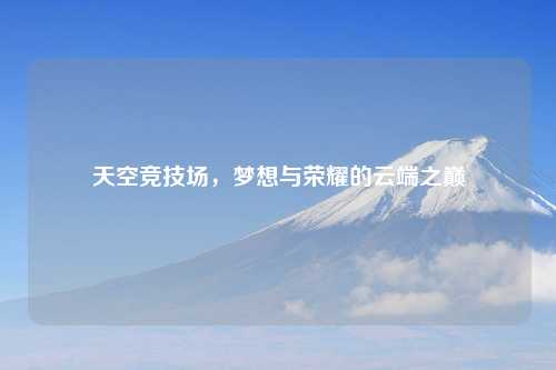 天空竞技场，梦想与荣耀的云端之巅