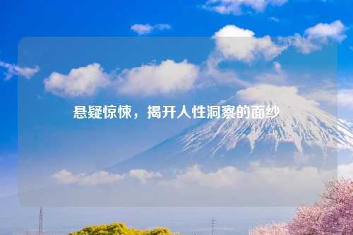 悬疑惊悚，揭开人性洞察的面纱